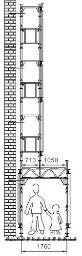 Walk-through beam HAKI